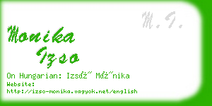 monika izso business card